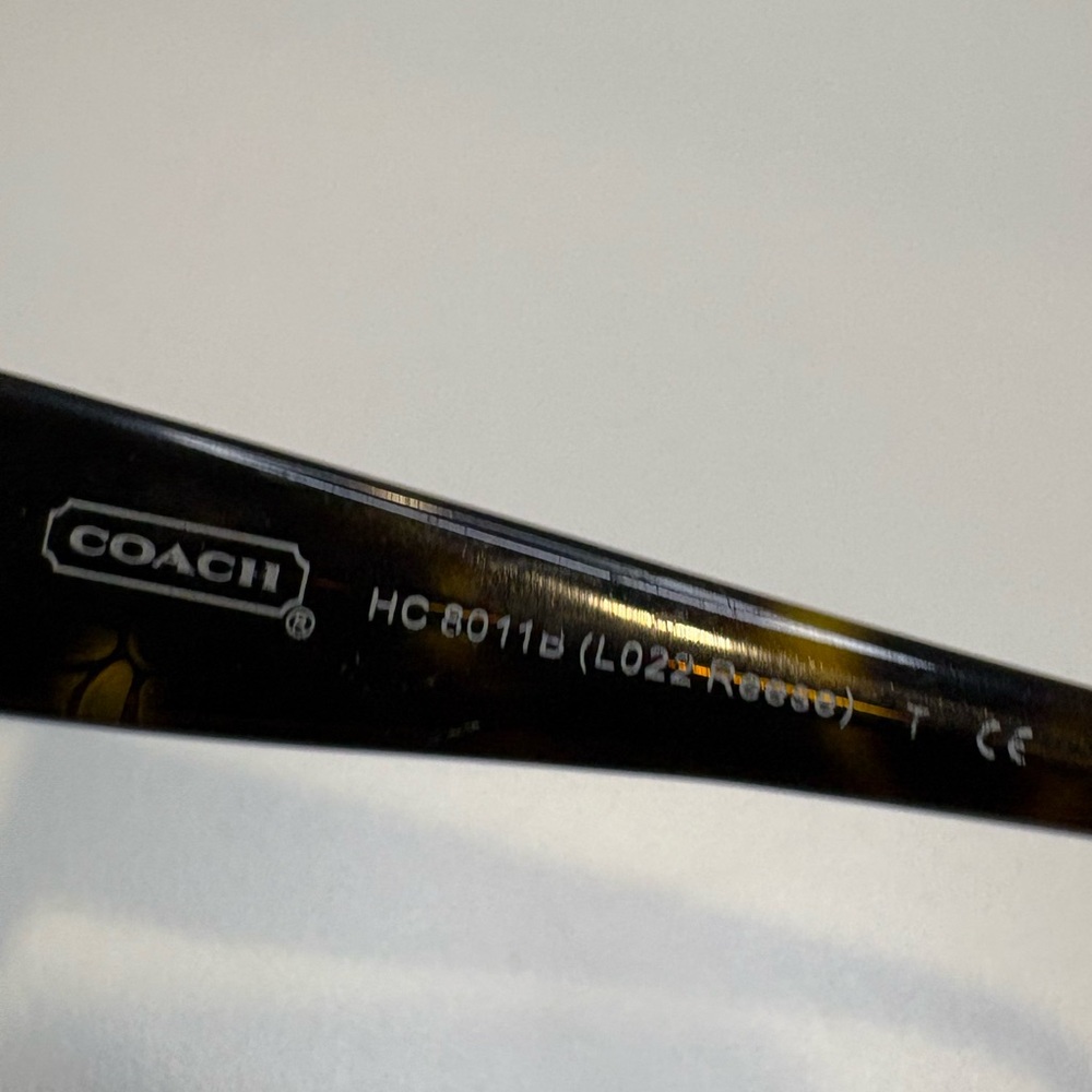 COACH SUNGLASSES HC8011B (L022 Reese) (Dark Tortoise) 57•15•135 FRAMES ONLY - Picture 11 of 14